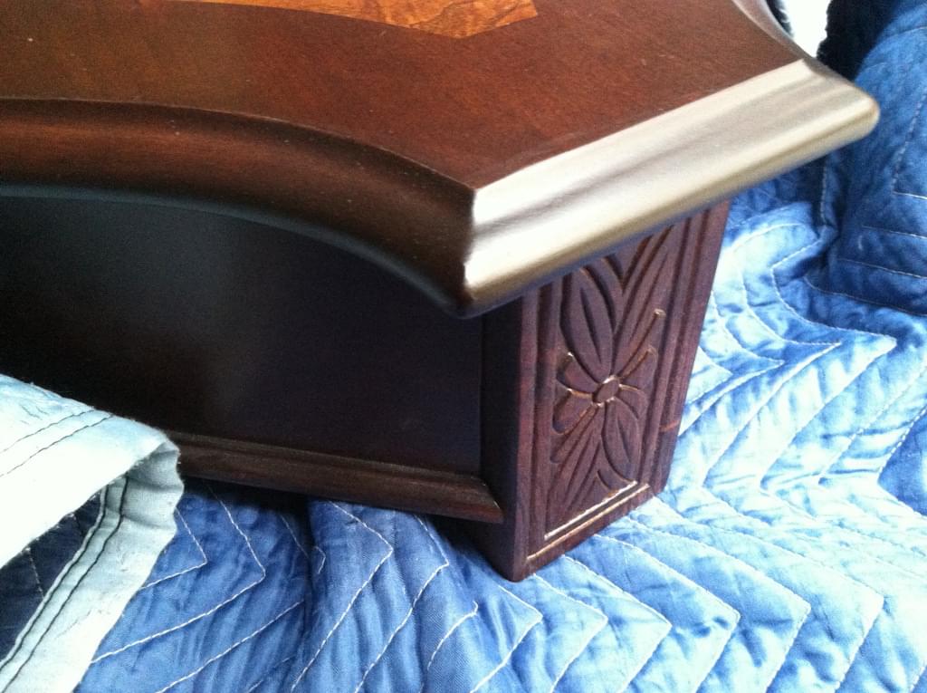 restored end table