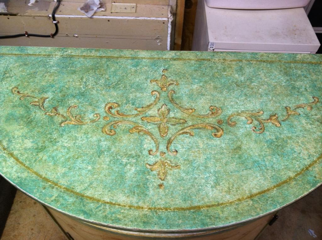 restored table top
